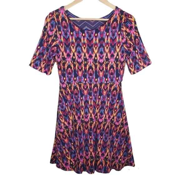 YOUNGLAND Reversible Short Sleeve Casual Dress Size 16 - Picture 2 of 12